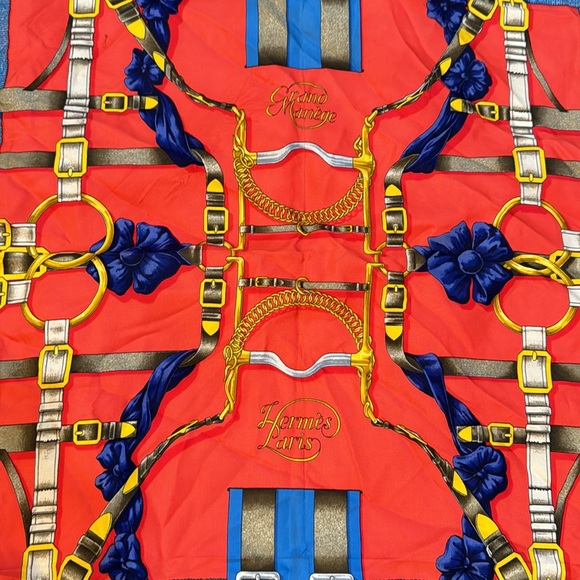 Authentic Hermes Grand Manege silk scarf - Picture 7 of 10